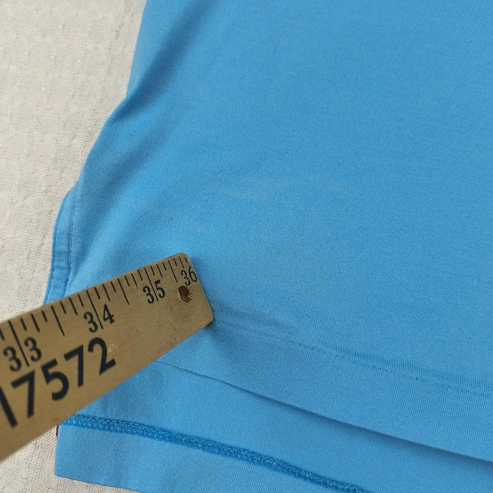 Polo Golf Ralph Lauren Mens‎ L Large Blue Pima Cotton Short Sleeve Polo Shirt